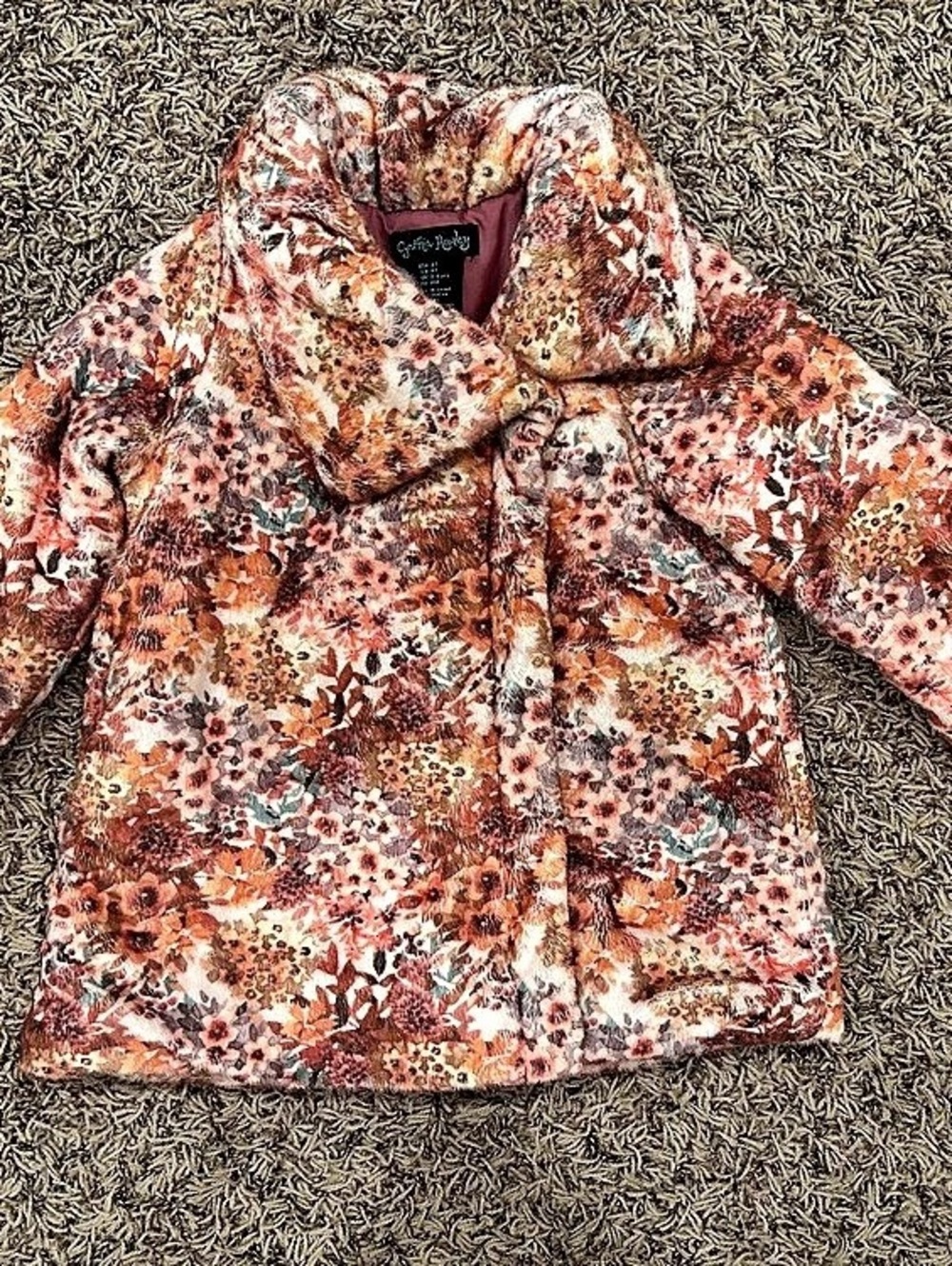 Cynthia Rowley Girls Floral Dressy Jacket Size 4T Like New